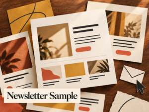 Portfolio Newsletter sample